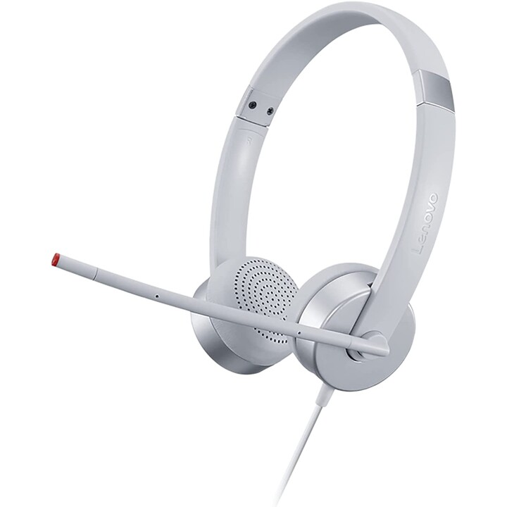 Lenovo 100 Stereo casque analogique argent