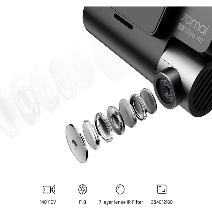 Xiaomi 70MAI Camcorder A800S 4K Black