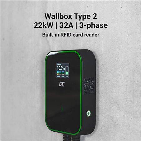 GREEN CELL EV POWERBOX 22KW WITH PLUG