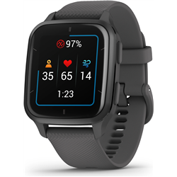 Garmin Venu SQ 2 Smartwatch/ Notifications/ Heart Rate/ GPS/ Gray