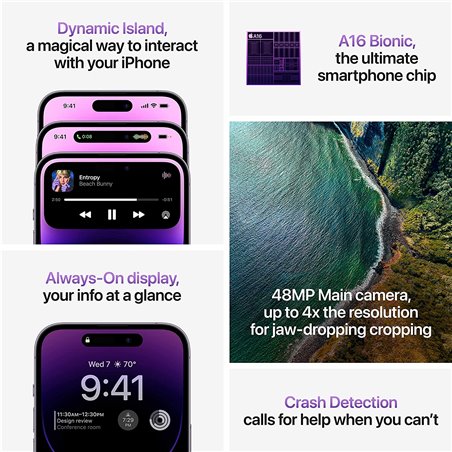 Apple iPhone 14 PRO 256GB Morado Oscuro