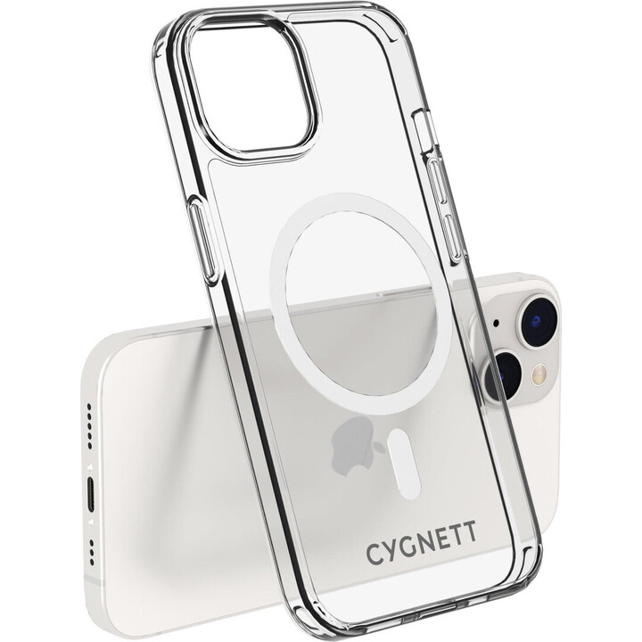AeroShield - Custodia MagSafe per iPhone 14 - Trasparente