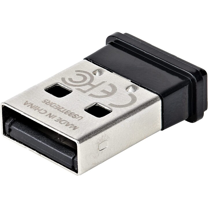 StarTech.com USBA-BLUETOOTH-V5-C2 adaptateur Bluetooth 5.0 USB noir