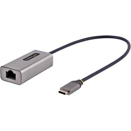 StarTech.com Adattatore Ethernet USB-C - Convertitore USB Type-C a Ethernet con Chip ASIX AX88179A - Cavo da 30cm - Dongle USB a