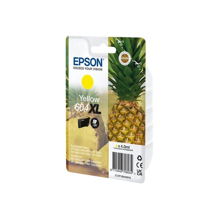Cartouche Epson 604Xl (Ananas) Jaune