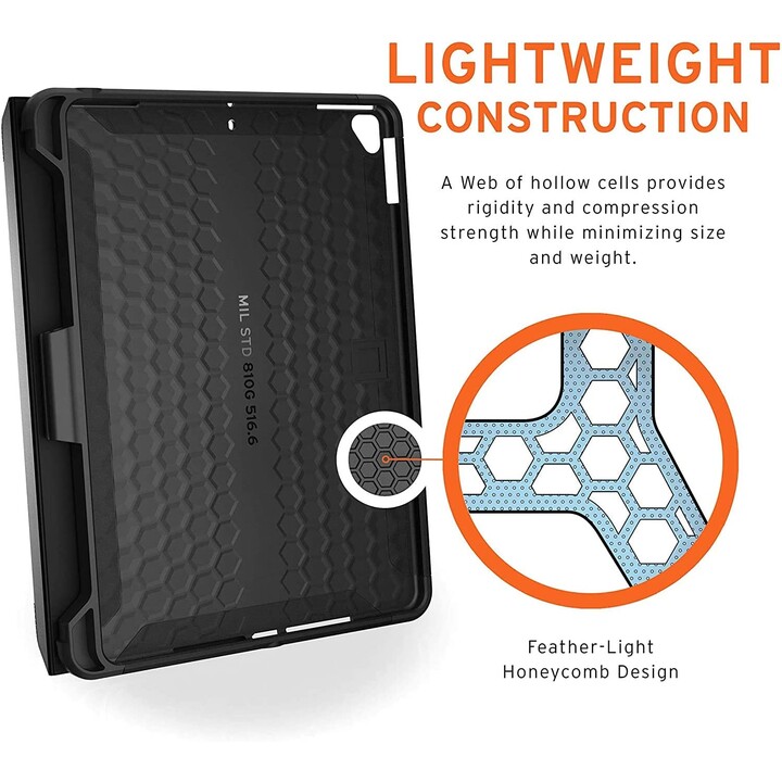 iPad 2019 / iPad 2020 / iPad 2021 10.2 UAG Scout Hülle Schwarz