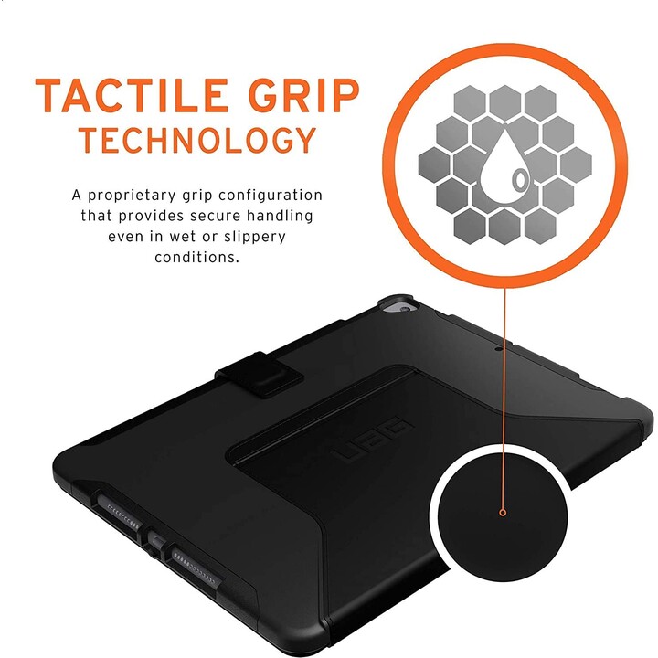 iPad 2019 / iPad 2020 / iPad 2021 10.2 UAG Scout Hülle Schwarz
