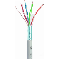 Cabo de rede FTP Gembird 305m Cat5e F / UTP (FTP) cinza