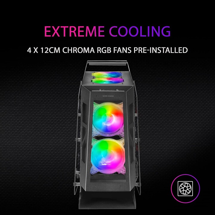 Mars Gaming Tower Gaming Case Premium MC61/ Black