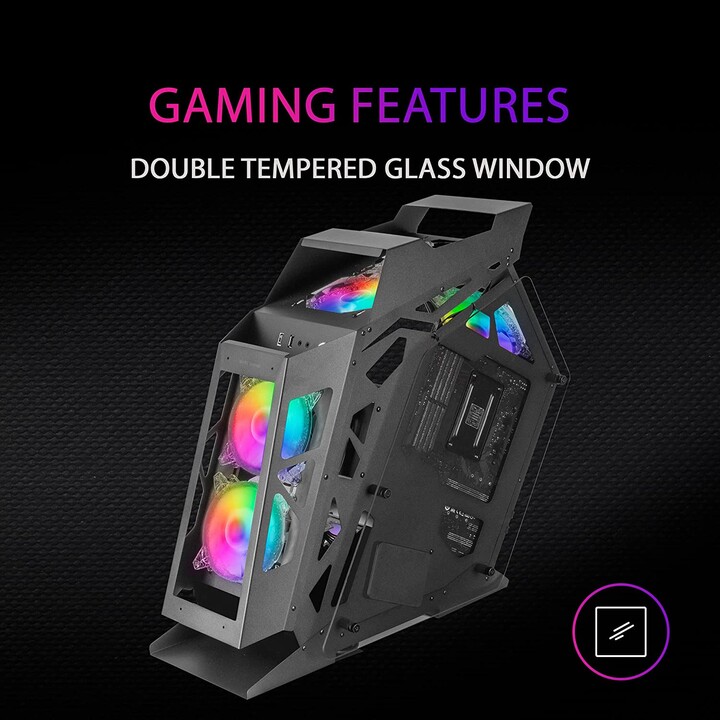 Mars Gaming Tower Gaming Case Premium MC61/Nero