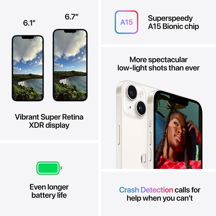 Smartphone Apple iPhone 14 512GB Rojo