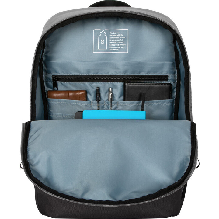 Targus Sagano 39.6 cm (15.6") Backpack Black, Grey