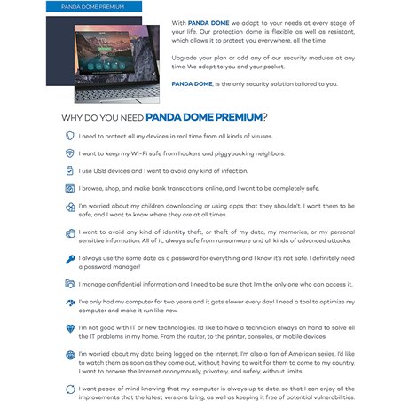 Panda dome premium 5 lic 3 years