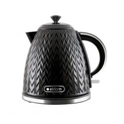 ELDOM Hervidor NELA, capacidad 1,7 l, potencia 2000 W, negro