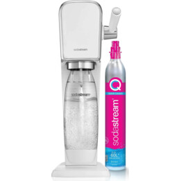 SodaStream Boule à eau Art avec bouteille de CO2 et 1 bouteille en plastique de 1 L lavable au lave-vaisselle, hauteur 44 cm Bla