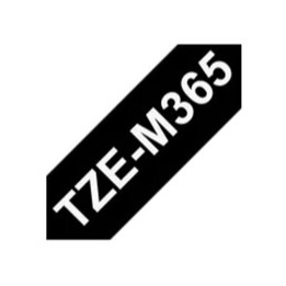 BROTHER TZe-M365 laminated tape white on matt black 36 mm