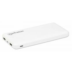 Manhattan 406277 batería externa Polímero de litio 10000 mAh Blanco