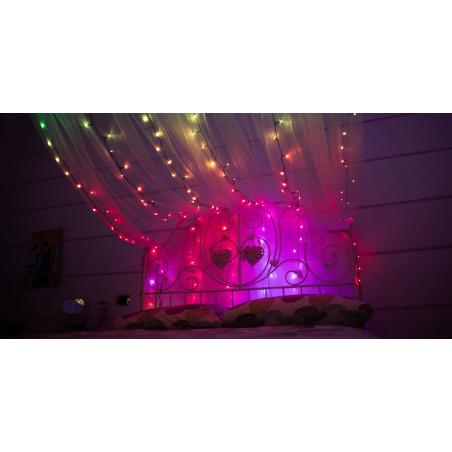TWINKLY Strings 600 (TWS600STP-BEU) Luces inteligentes para el árbol de Navidad 600 LED RGB 48 m