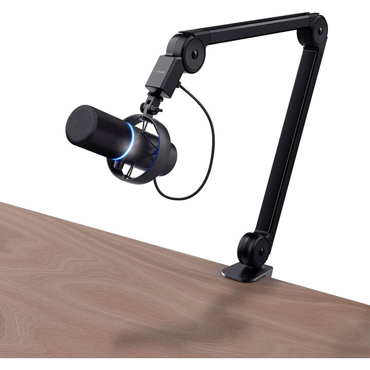 Microfone Trust Gaming GXT 255+ Professional com Boom Arm Onyx / USB 2.0