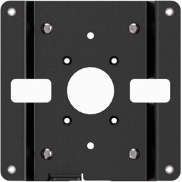 Glass VESA Mount Bracket with Security Slot (with 3M adhesive plate) - Black