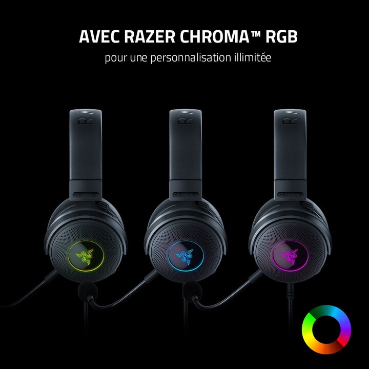 Razer Kraken V3 Hypersense Negro