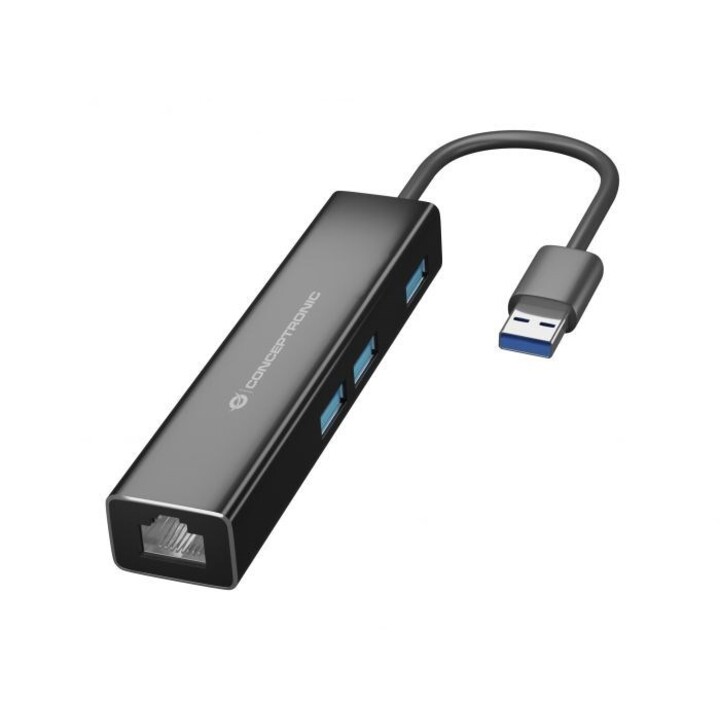 Adattatore Di Rete Conceptronic Usb-A 3X Usb 3.0 E Giga