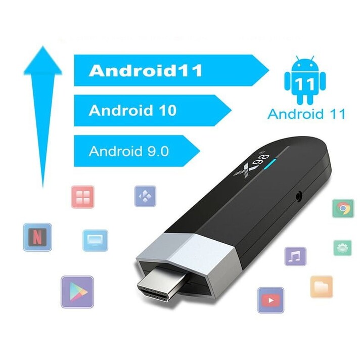 X98 Mini S500 TV Stick S905Y4 4GB/32GB Android 11 - Android TV