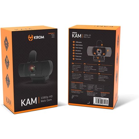 Krom Kam Webcam 1080P HD