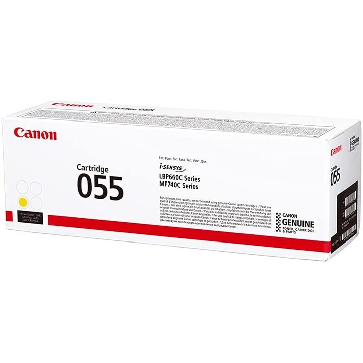 Tóner Canon Original 055 - amarillo 2.100 páginas (3013C002)