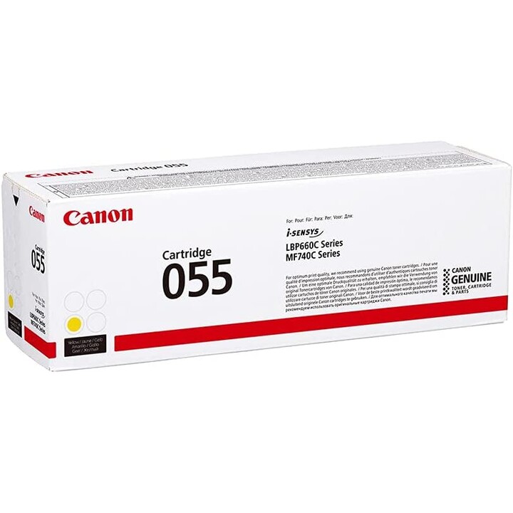 Tóner Canon Original 055 - amarillo 2.100 páginas (3013C002)