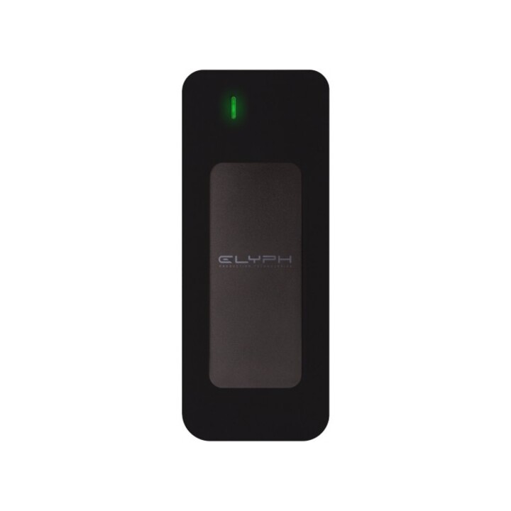 Atom SSD, 1TB Black USB C(3.2,Gen2)/compat. w/USB 3.0/Thunderbolt 3