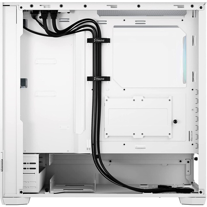 Fractal Design Pop Air RGB - TG Bianco Clear Tint (case midi tower, con finestra laterale in vetro e illuminazione RGB)