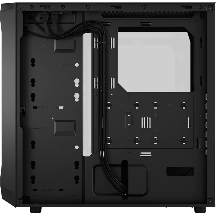 Fractal Design Focus 2 - Black TG Clear Tint (Midi Tower Case with Side Window)
