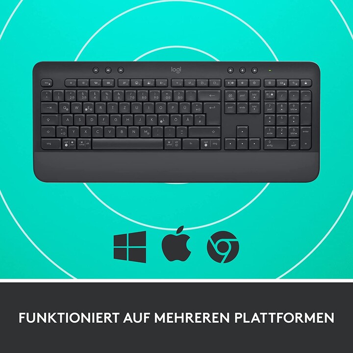 Clavier Logitech Signature K650 (sans fil, graphite)