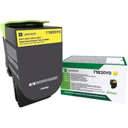 Lexmark Original Toner jaune 2 300 pages (71B20Y0) pour CS317dn, CS417dn, CS517de, CX317dn, CX417de, CX517de