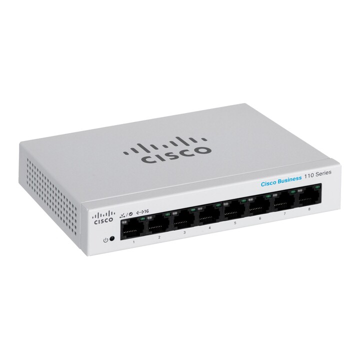 Cisco CBS110 Unmanaged L2 Gigabit Ethernet (10/100/1000) Grau