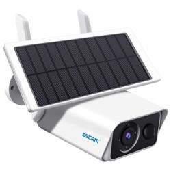 Câmera de segurança IP Escam QF180 Solar 3MP Wifi Branco Escam - 1