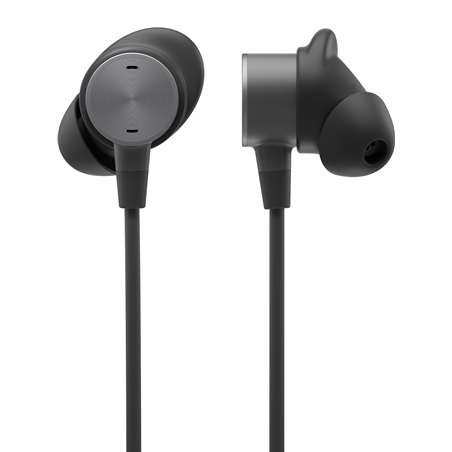 Fones de ouvido com fio Logitech Zone (fones de ouvido intra-auriculares com fio com cancelamento de ruído)