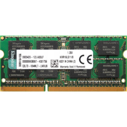 Kingston 8GB 1600MHZ DDR3L Sodimm 1.35V 