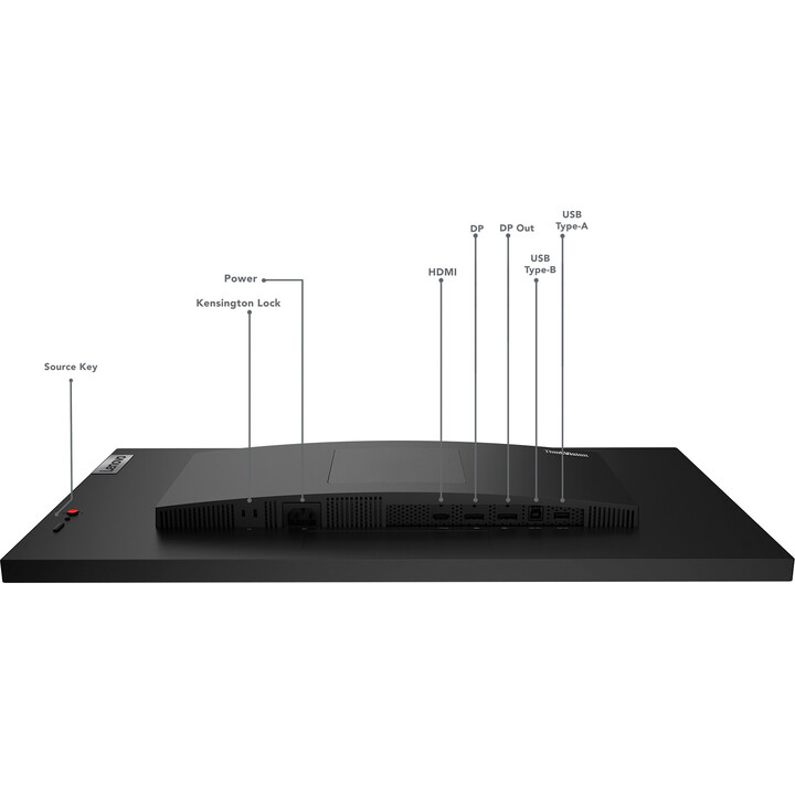 LENOVO ThinkVision P27q-30, 27", HD, 6 ms, 60 Hz, Nero