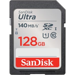 SANDISK ULTRA SDXC 128GB 140 MB/s UHS-I