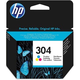 HP 304 originale ciano, magenta, giallo