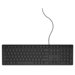 DELL KB216 US International QWERTY USB Teclado Preto