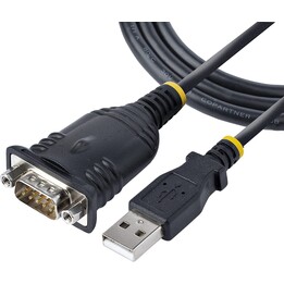 StarTech.com Adaptateur USB vers Série de 1m - Convertisseur DB9 Mâle vers USB - Adaptateur USB RS232, Prolific IC - Convertisse