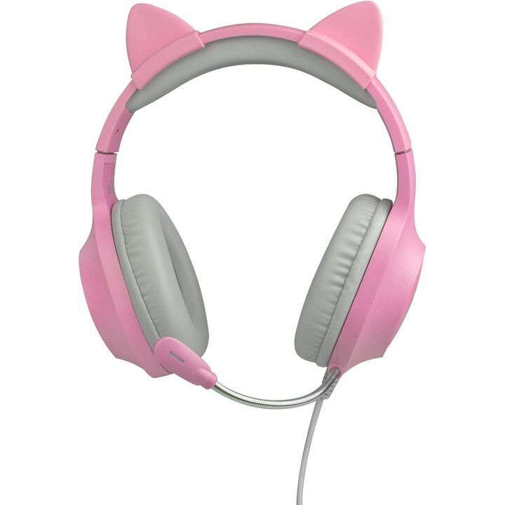 Fones de ouvido para jogos com microfone FR-TEC Tanooki/ Jack 3.5/ Pink