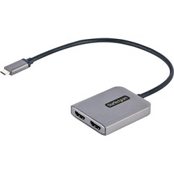 Hub mst usb c a 2x hdmi 4k