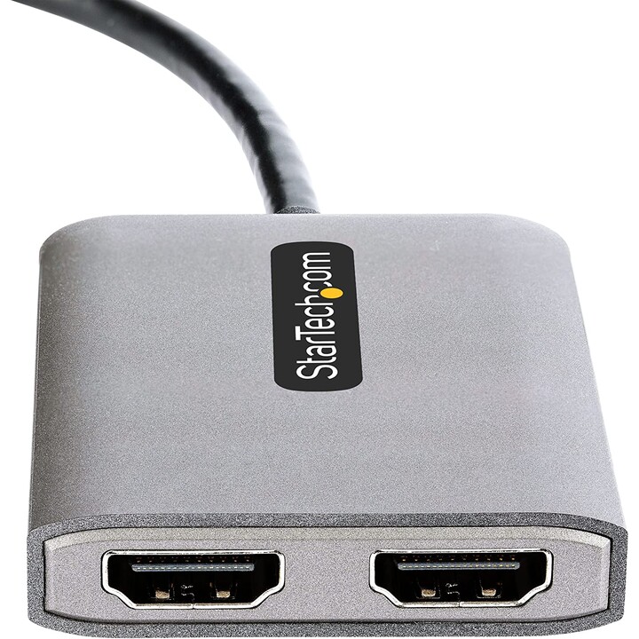 Hub mst usb c a 2x hdmi 4k