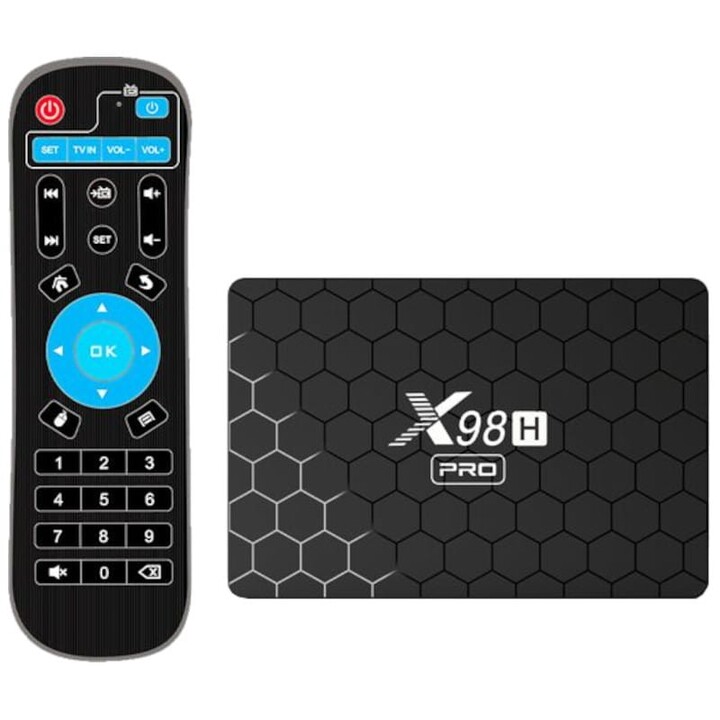 X98H Pro H618/4GB/64GB/WiFi 6/Android 12 - Android TV
