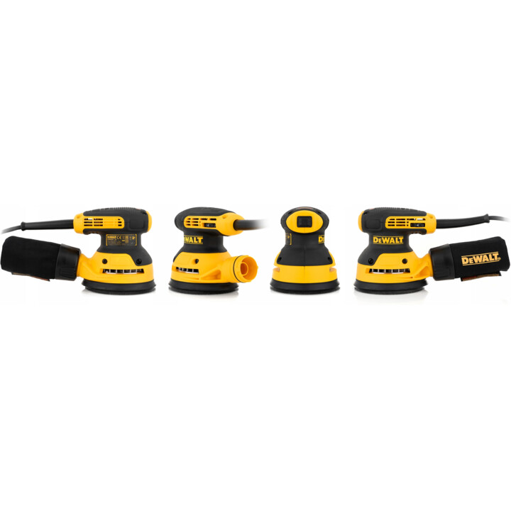 DeWALT DWE6423-QS Lixadeira portátil Orbital Lixadeira preta, amarela 12000 OPM 280 W
