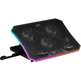 Support de refroidissement Mars Gaming MNBC6 pour ordinateurs portables jusqu'à 19'/éclairage LED